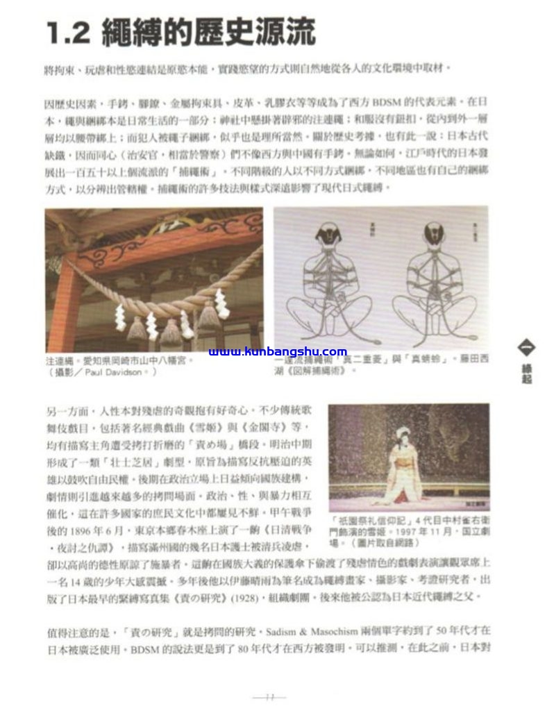 绳缚的历史源流