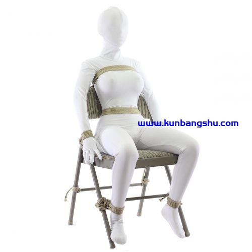 椅子绑缚 – 折叠椅  Chair Tie Example – Folding Chair【16P+1V】